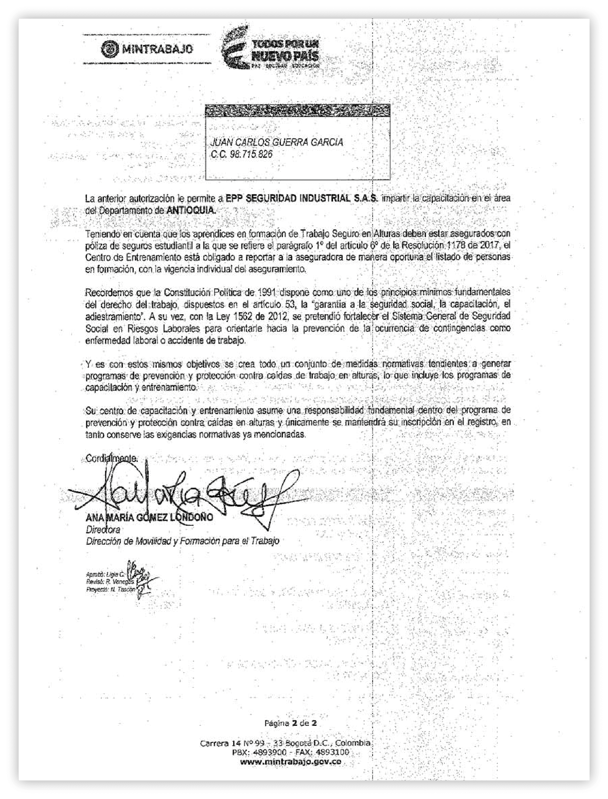 Certificación