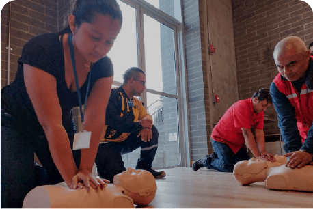 Formación para brigadistas de emergencia