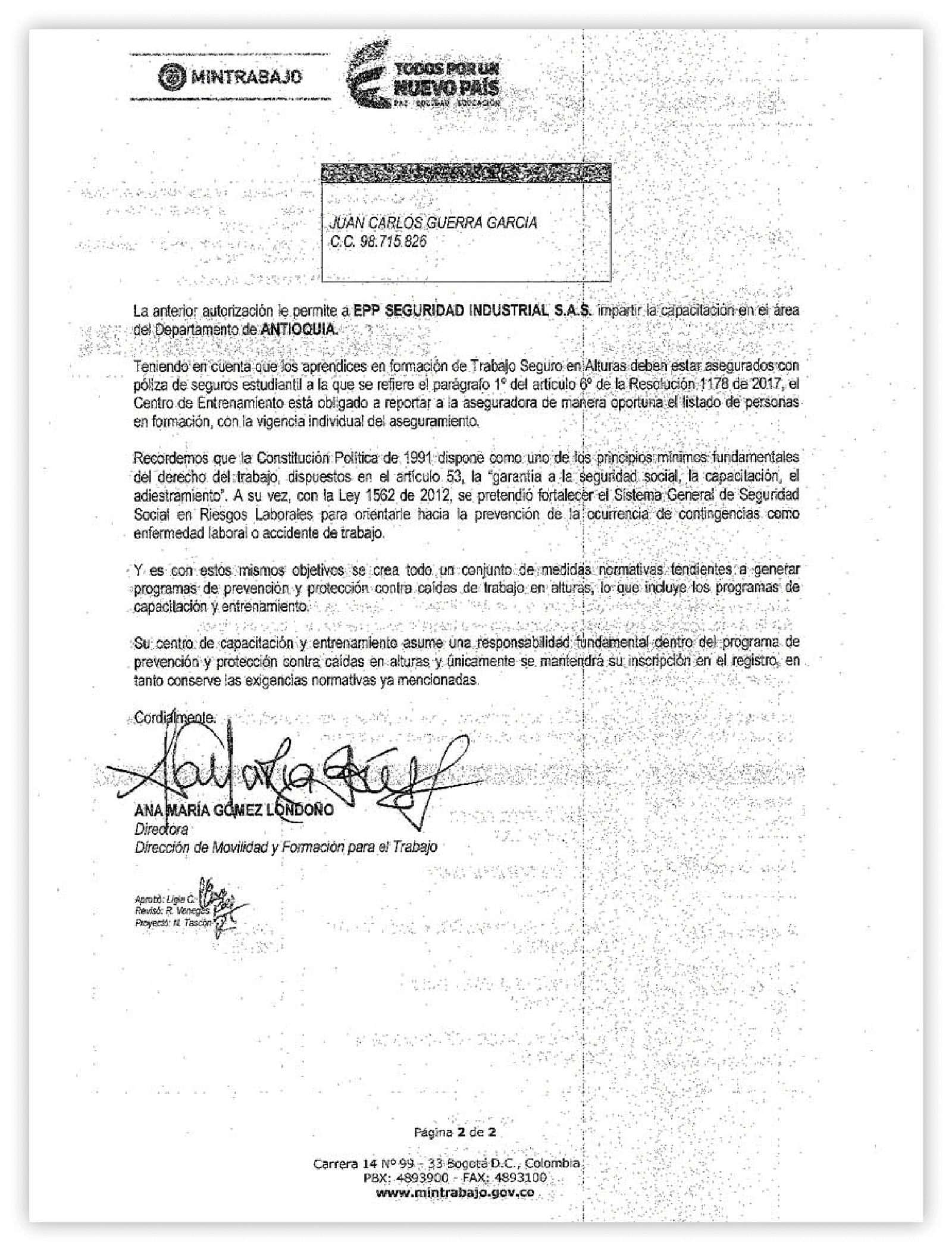 Certificación