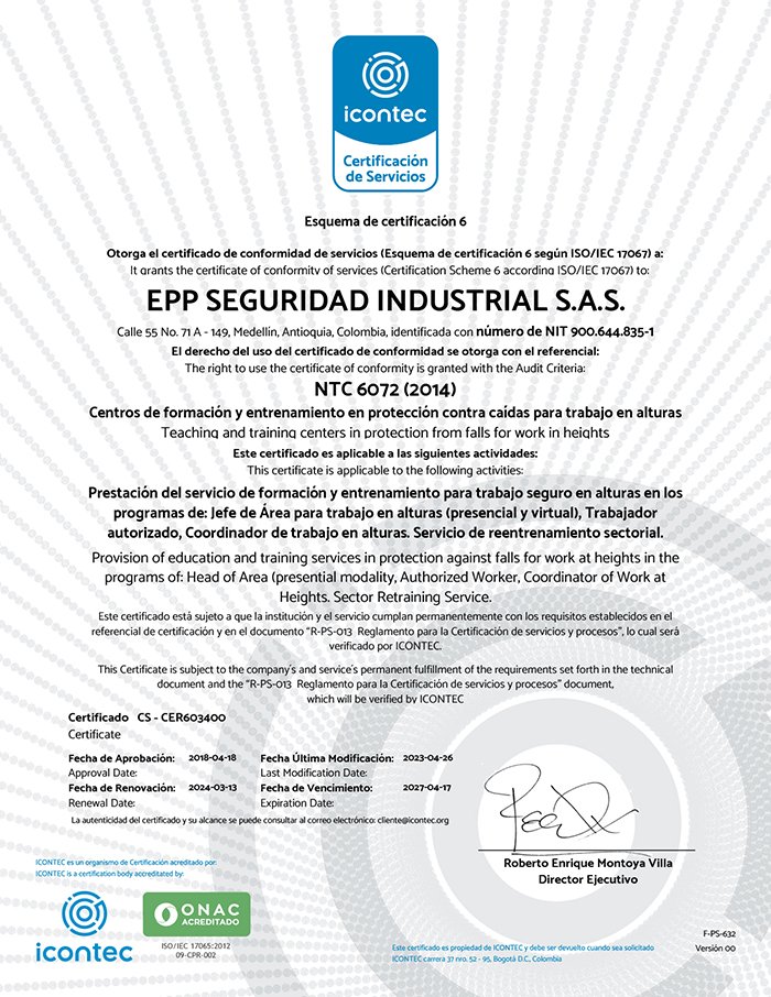 Certificación