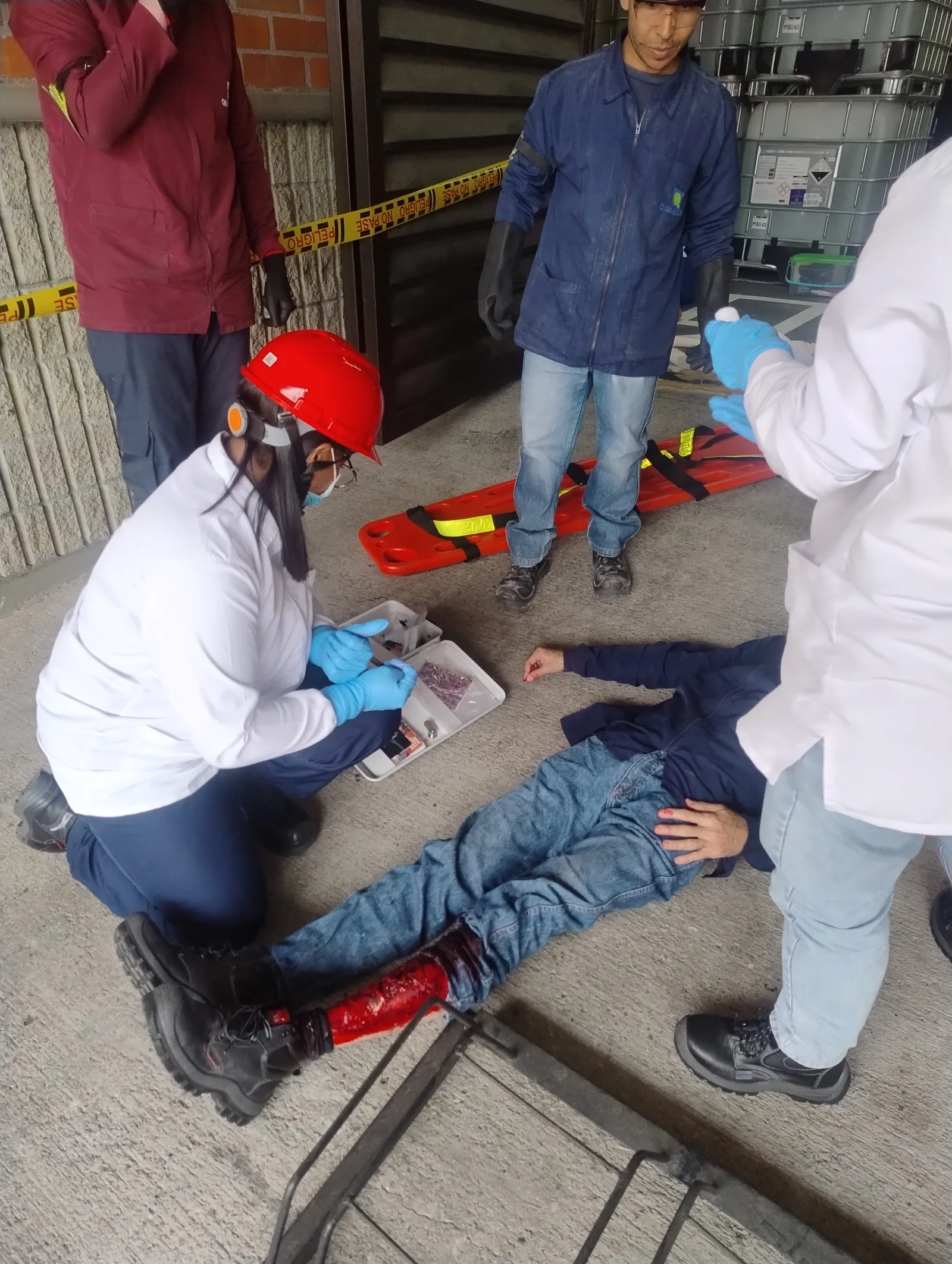 Brigadas de emergencias y simulacros