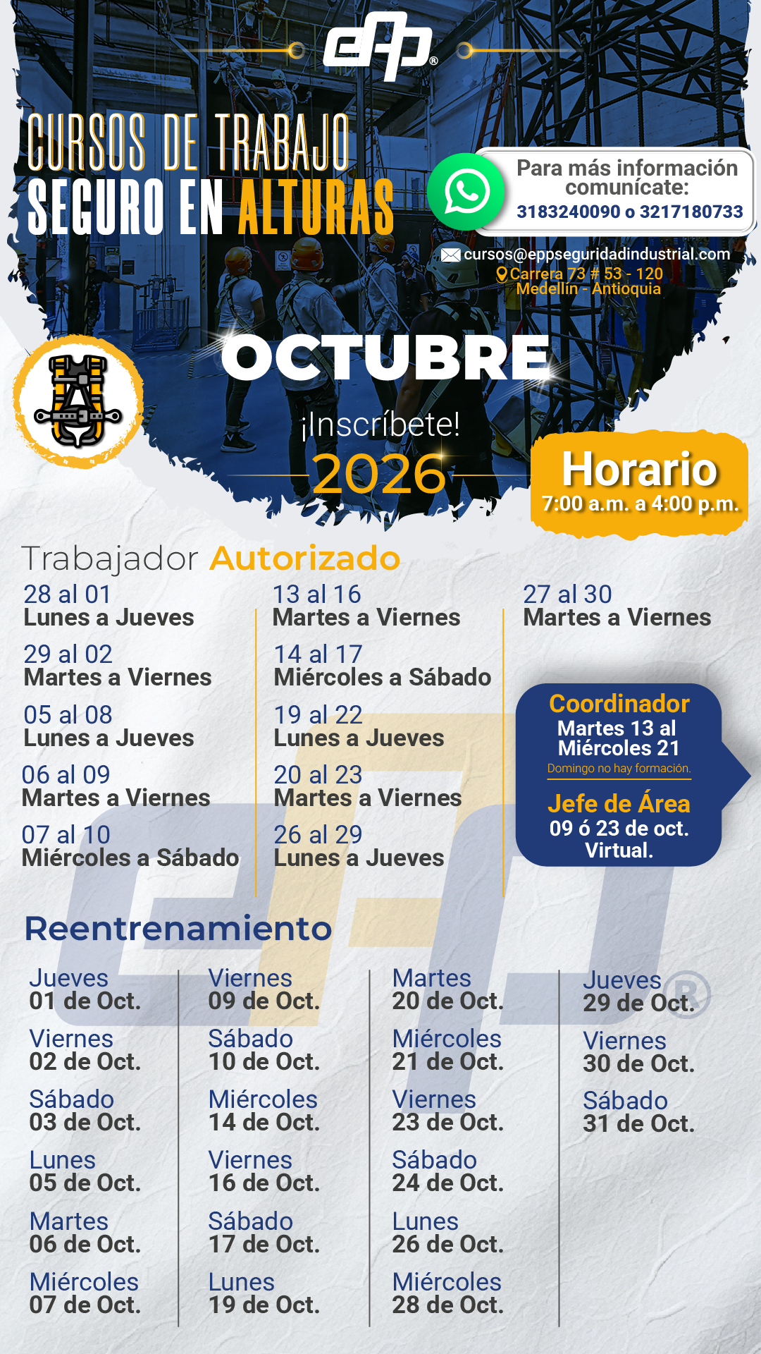 Cursos de Trabajo en Alturas