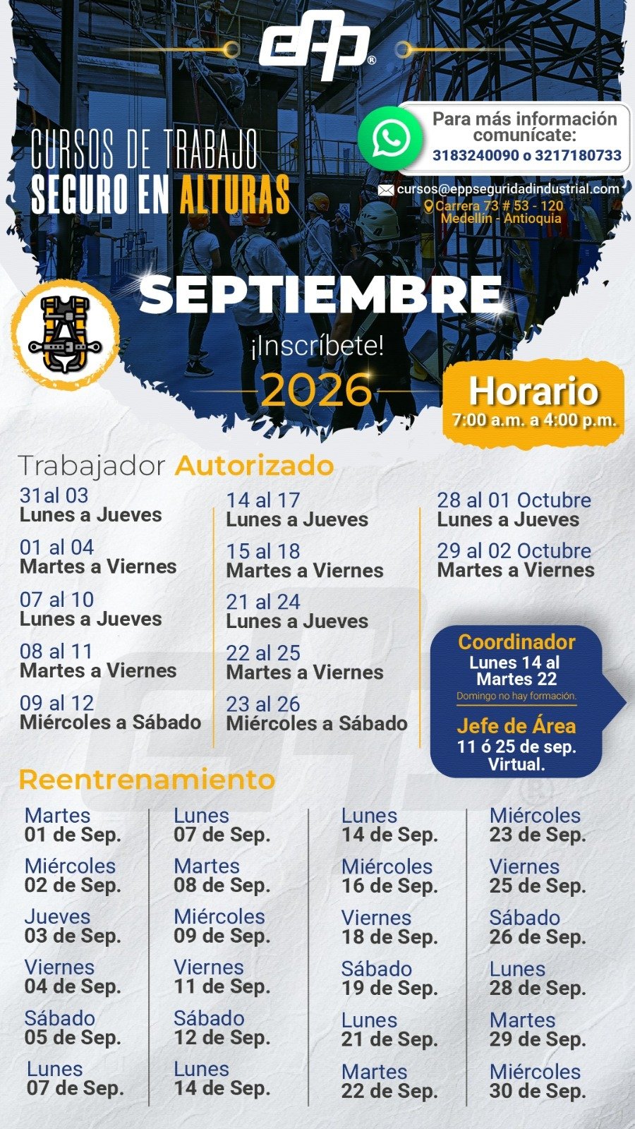 Cursos de Trabajo en Alturas