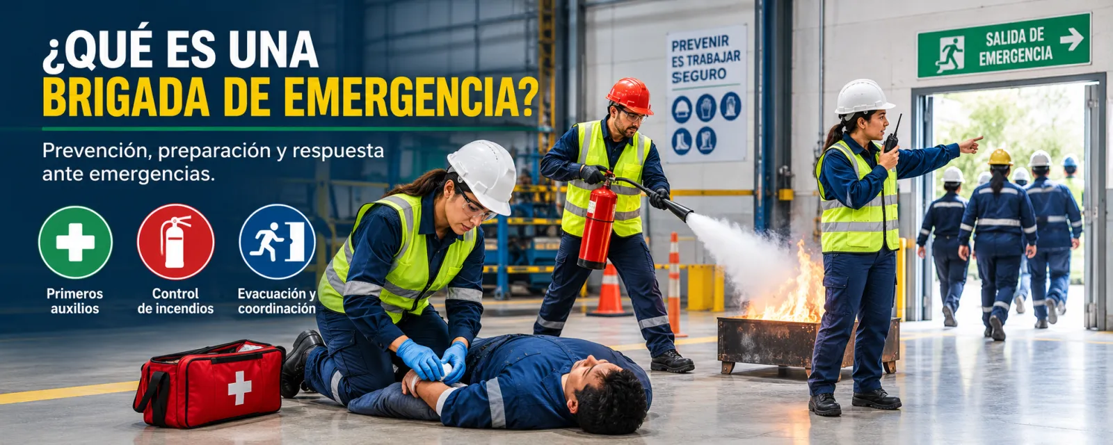 ¿Qué es una brigada de emergencia y cuáles son sus funciones?